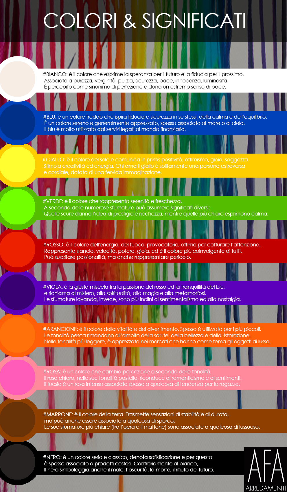 infografica colori e significati