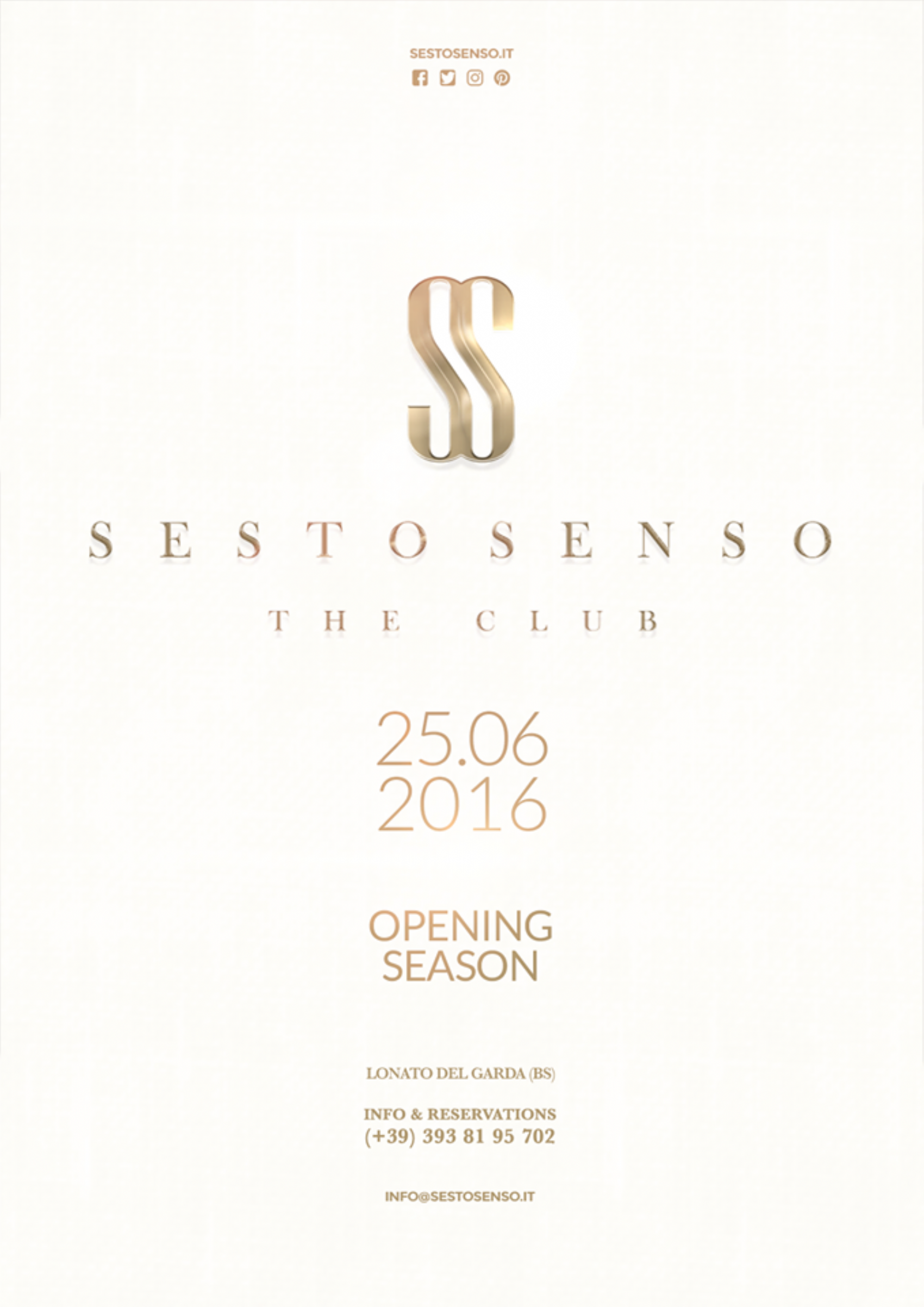 Sesto Senso Opening Season